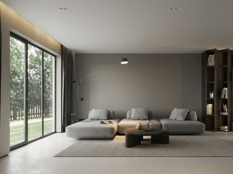 Luxurious modern living room interior